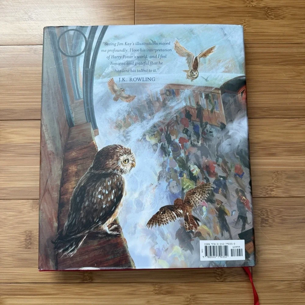 Harry Potter Sorcerer's Stone Illustrated Jim Kay HC Scholastic 1st US‎